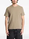 Hugo Boss Boss Beige Cotton T-shirts In Neutral
