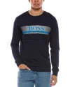 Hugo Boss Authentic Crewneck Sweatshirt In Blue