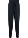 Hugo Boss Men Authentic Dark Navy Blue Lounge Joggers Pants In Blue