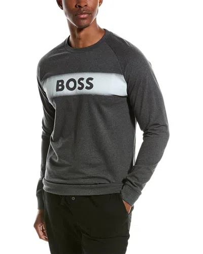 Hugo Boss Authentic Sweatshirt In Grey