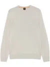 Shop Hugo Boss Ava Sweater In Beige