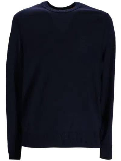 Hugo Boss Avac_c Jumper "navy" In 404 Blue