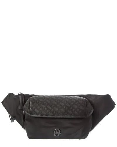 Hugo Boss B Icon Canvas Bumbag In Red