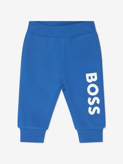 Hugo Boss Baby Boys Logo Joggers In Blue