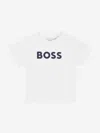 Hugo Boss Baby Boys Logo T-shirt In White