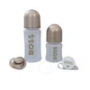 Hugo Boss Baby Feeding Bottles And Pacifier Gift Box In Gold Tone