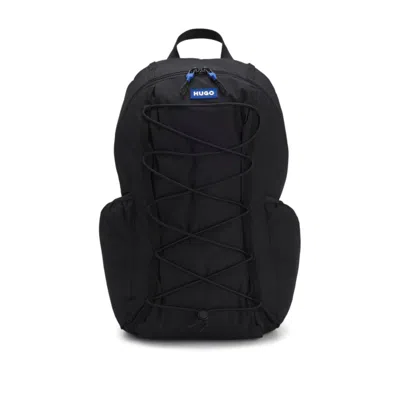 Hugo Boss Backpack With Blue Rubber Logo Patch
