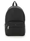 Hugo Boss Eco-leather Backpack In Black