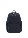 Hugo Boss Water-repellent Backpack With Multiple Pockets In Blue