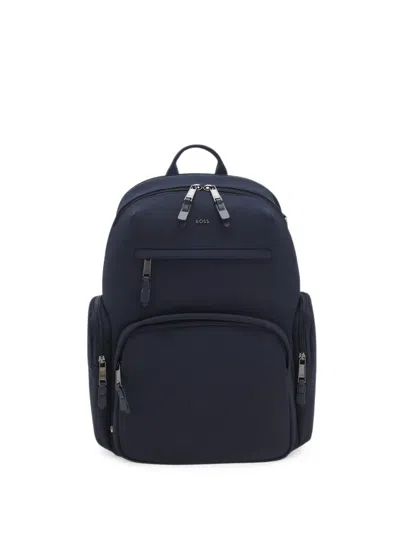 HUGO BOSS BACKPACK WITH MULTIPLE POCKETS
