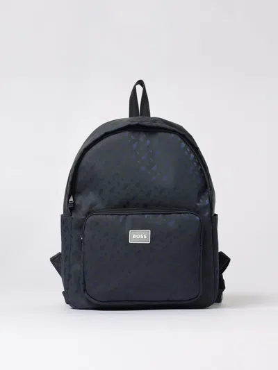 Hugo Boss Bag Boss Kids Color Navy In Blue