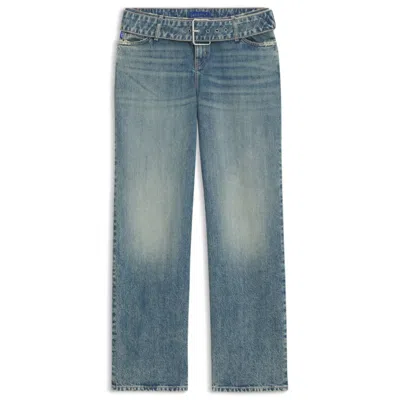 Hugo Boss Baggy-fit Jeans With Denim Belt