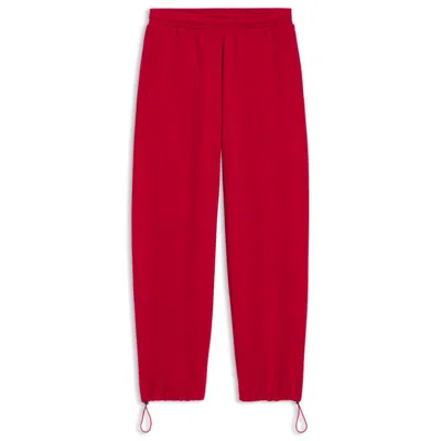 Hugo Boss Baggy-fit Tracksuit Bottoms In Peached Cotton