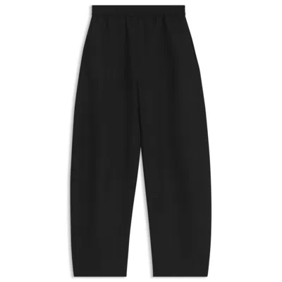 Hugo Boss Balloon-leg Trousers With Elasticated Waist In Black