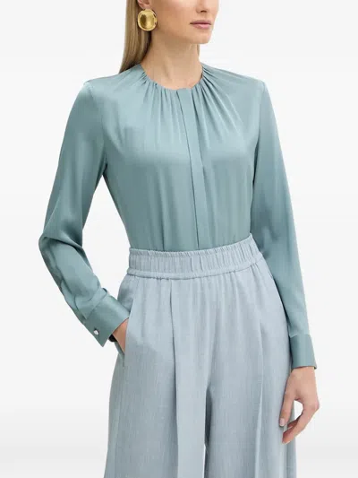 Hugo Boss Banorah Blouse In Blue