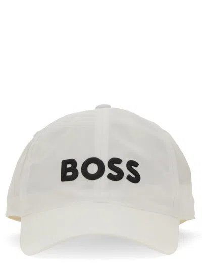 Hugo Boss Baseball Cap In White