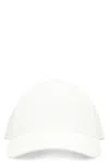 Hugo Boss Logo Embroidered Cap Curved Brim In White