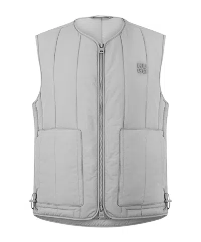 Hugo Boss Batino Gilet In Gray