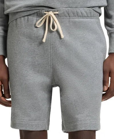Hugo Boss X Beckham Men's Terry Oversized-fit Shorts In Silver