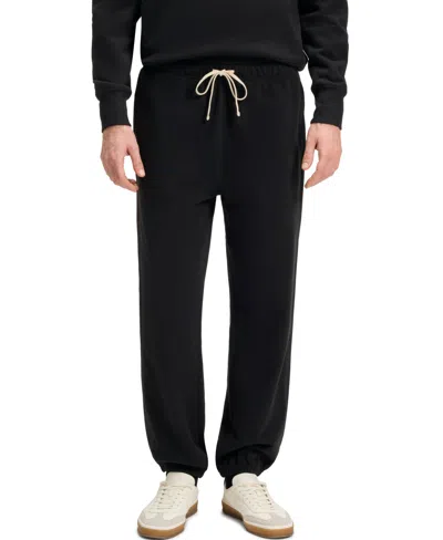 Hugo Boss X Beckham Men's Terry Relaxed Tracksuit Bottom Pants In Black
