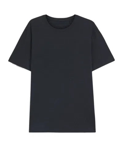 Hugo Boss Beckham X Boss T-shirt In Soft Linen In Black