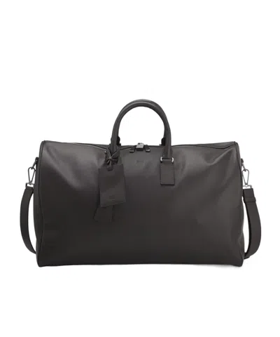 Hugo Boss Beckham X Boss Zipper Travel Bag In Brown