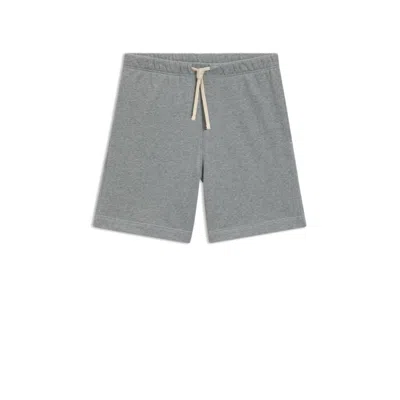 Hugo Boss Beckham X Oversized-fit Shorts In Cotton Terry