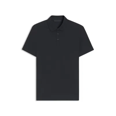 Hugo Boss Beckham X Polo Shirt In Cotton And Silk In Blue