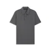 Hugo Boss Beckham X Polo Shirt In Cotton And Silk In Gray