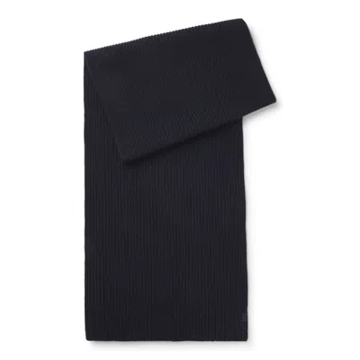Hugo Boss Beckham X Scarf In Virgin Wool And Cashmere In Brown