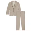 Hugo Boss Beckham X Two-piece Suit In Virgin Wool, Silk And Linen