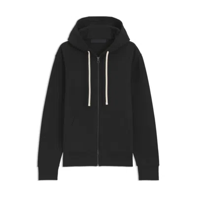 Hugo Boss Beckham X Zip-up Hoodie In Mercerised Cotton Terry