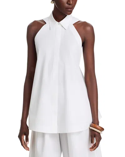Hugo Boss Becola Sleeveless Shirt - Exclusive In White