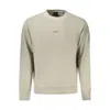 Shop Hugo Boss Beige Cotton Men Sweater