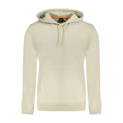Hugo Boss Beige Cotton Men Sweater In Neutral