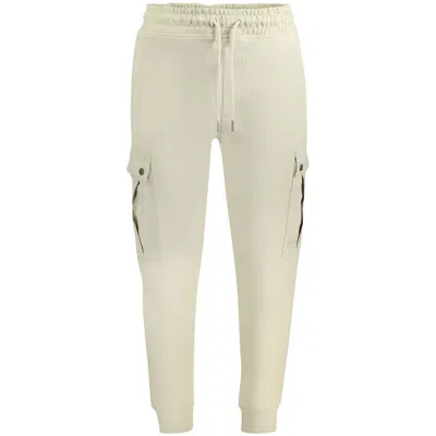 Hugo Boss Beige Cotton Pant In Neutral