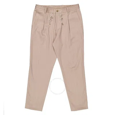 Hugo Boss Beige Drawstring Trousers