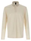 Hugo Boss Beige H-pado 110 Polo Shirt In Neutral