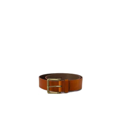 Hugo Boss Beige Leather Men's Belt