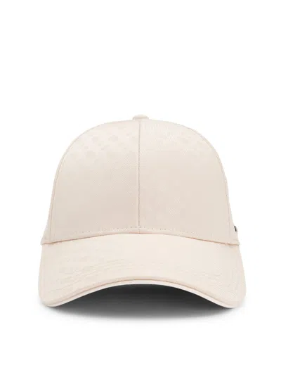 Hugo Boss Beige Logo Baseball Hat In Sand