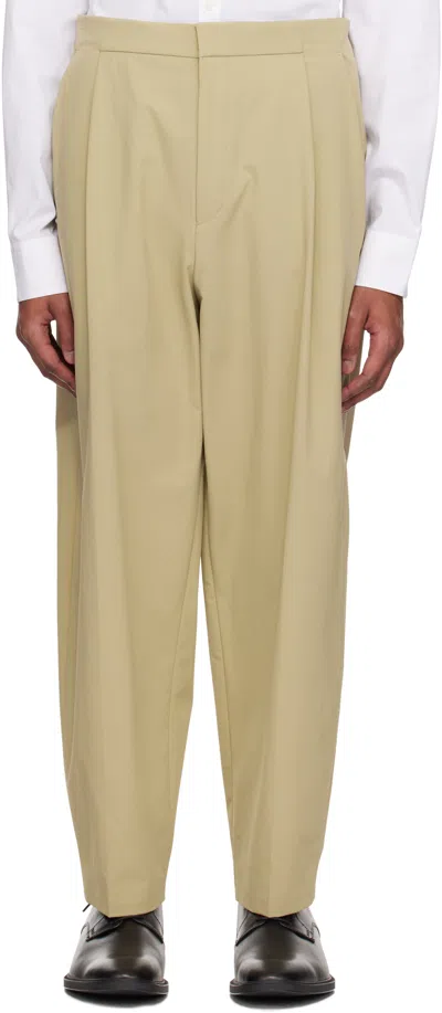 Hugo Boss Beige Modern-fit Trousers In 285-open Beige