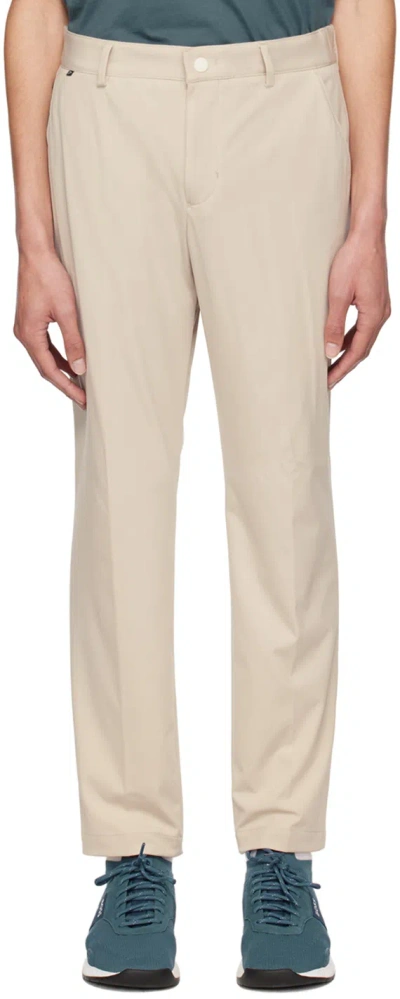 Hugo Boss Beige Perin Trousers In Light Beige 271
