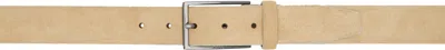 Hugo Boss Beige Pin-buckle Belt In Brown