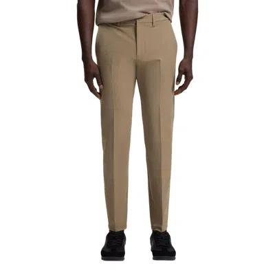 Hugo Boss Beige Polyester Skinny Pants In Brown