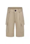 Hugo Boss Beige Shorts For Boy In Beige