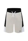Hugo Boss Beige Shorts For Boy With Logo In Beige