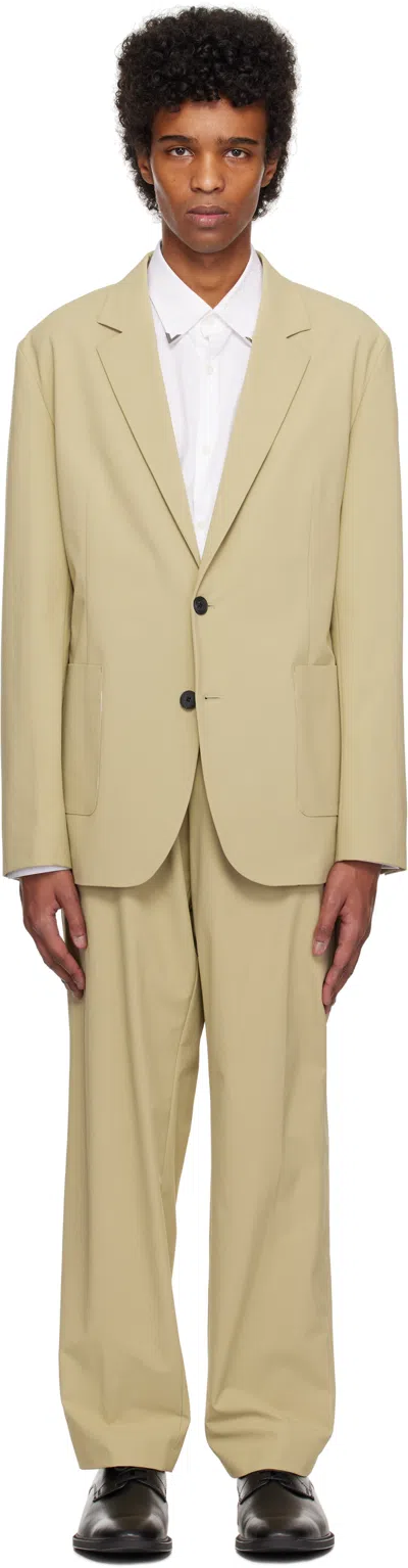 Hugo Boss Beige Slim-fit Suit In 285-open Beige