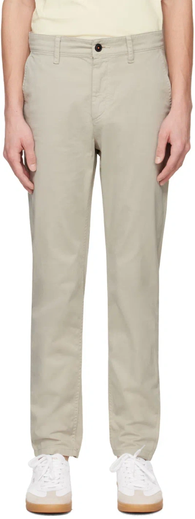 Hugo Boss Beige Slim-fit Trousers In 271-light Beige