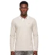 Hugo Boss Beige Solid Shirt Collar Polo In Pattern