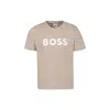 Hugo Boss Kids' Beige T-shirt For Boy With Logo